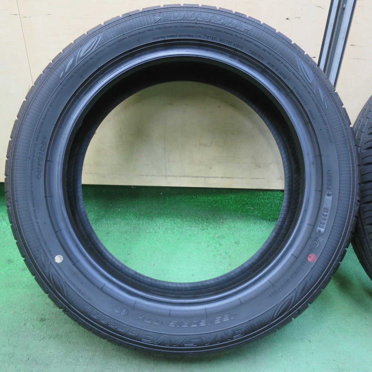 新車外し！25年★165/60R15 ダンロップ エナセーブ EC300+ タイヤ 15インチ ハスラー ソリオ デリカ ミニ D:2 等★6020601イノタ