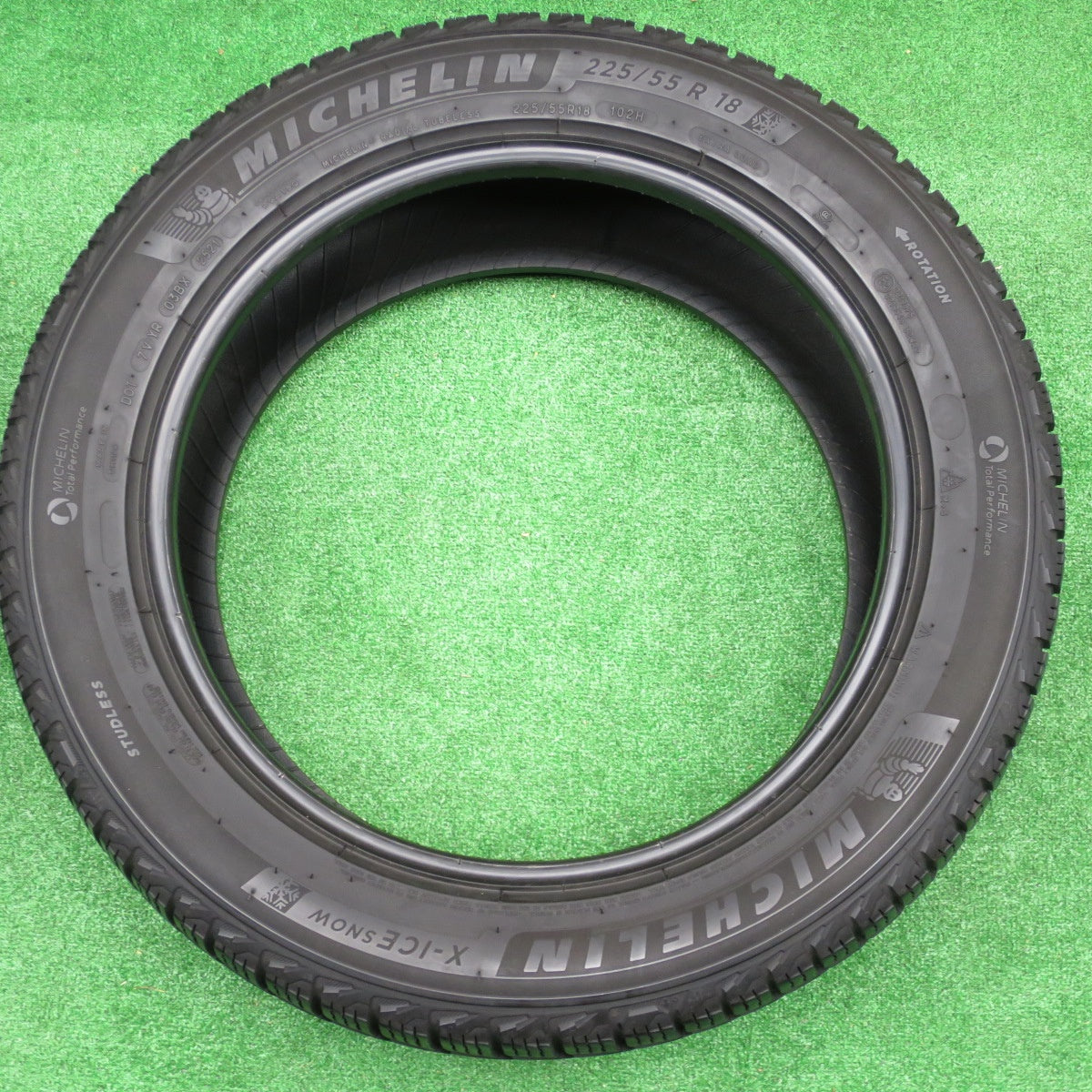 バリ溝！21年！9分★スタッドレス 225/55R18 ミシュラン X-ICE SNOW タイヤ 18インチ エクストレイル フォレスター アウトランダー デリカ D:5 等★5120502NKスタ