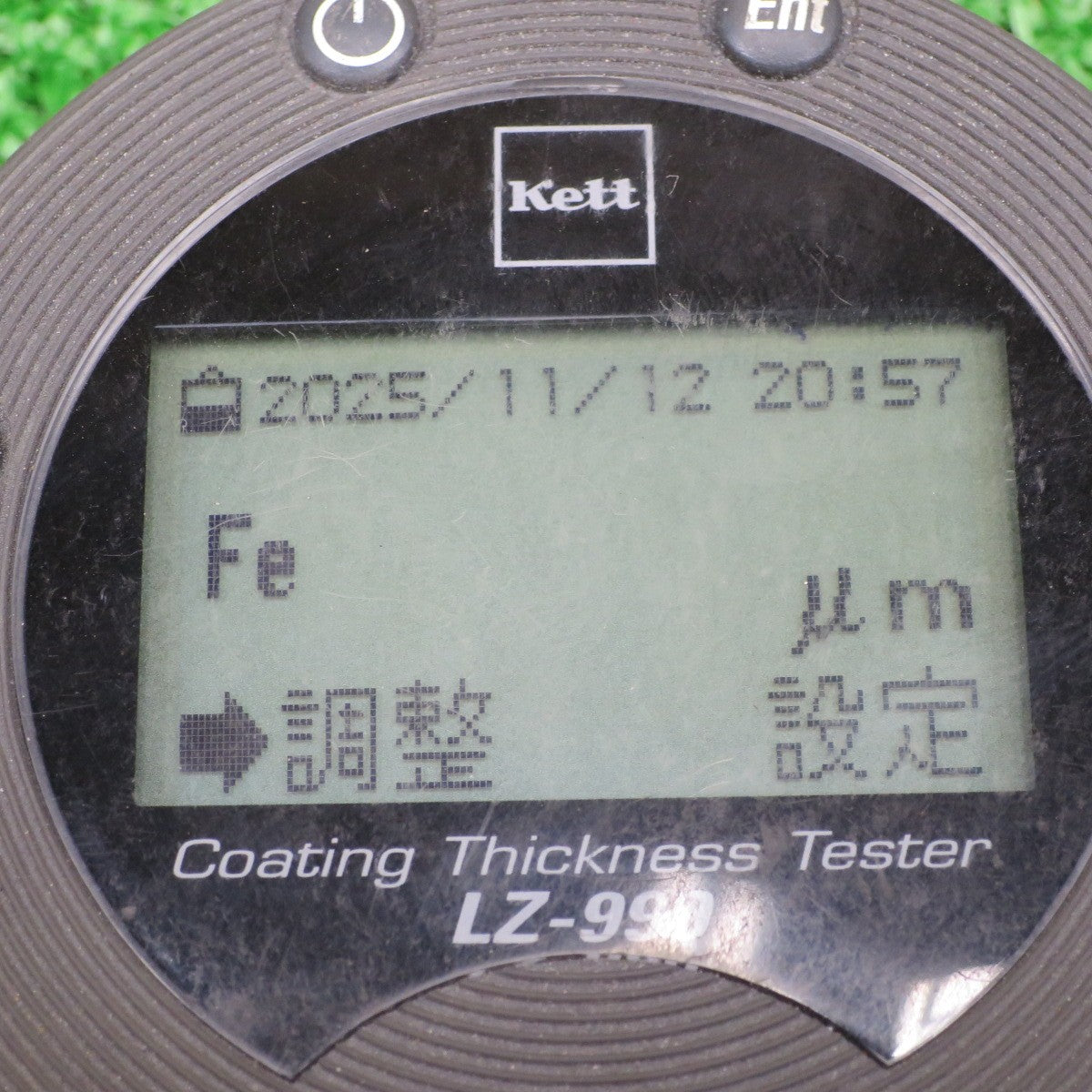 [送料無料] ◆ケット KETT デュアルタイプ 膜厚計 LZ-990 エスカル Coating Thickness Tester ゼロ板 ホルダ 標準板 付◆