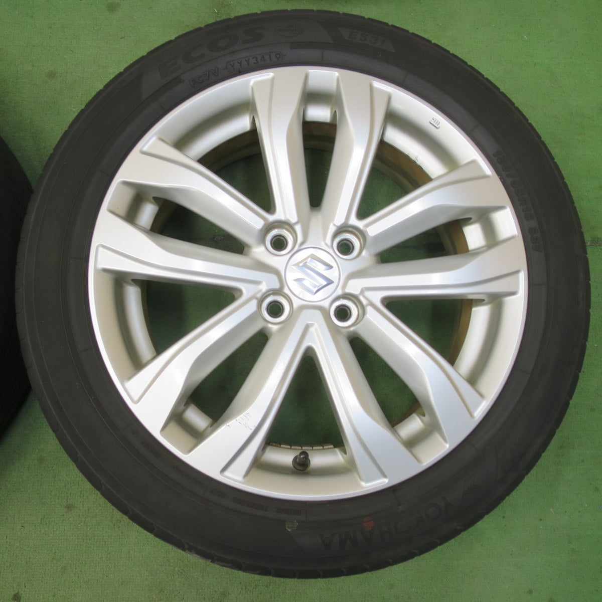 4本価格★スズキ スイフト 純正 185/55R16 ヨコハマ エコス ES31 16インチ PCD100/4H★6022804イノ