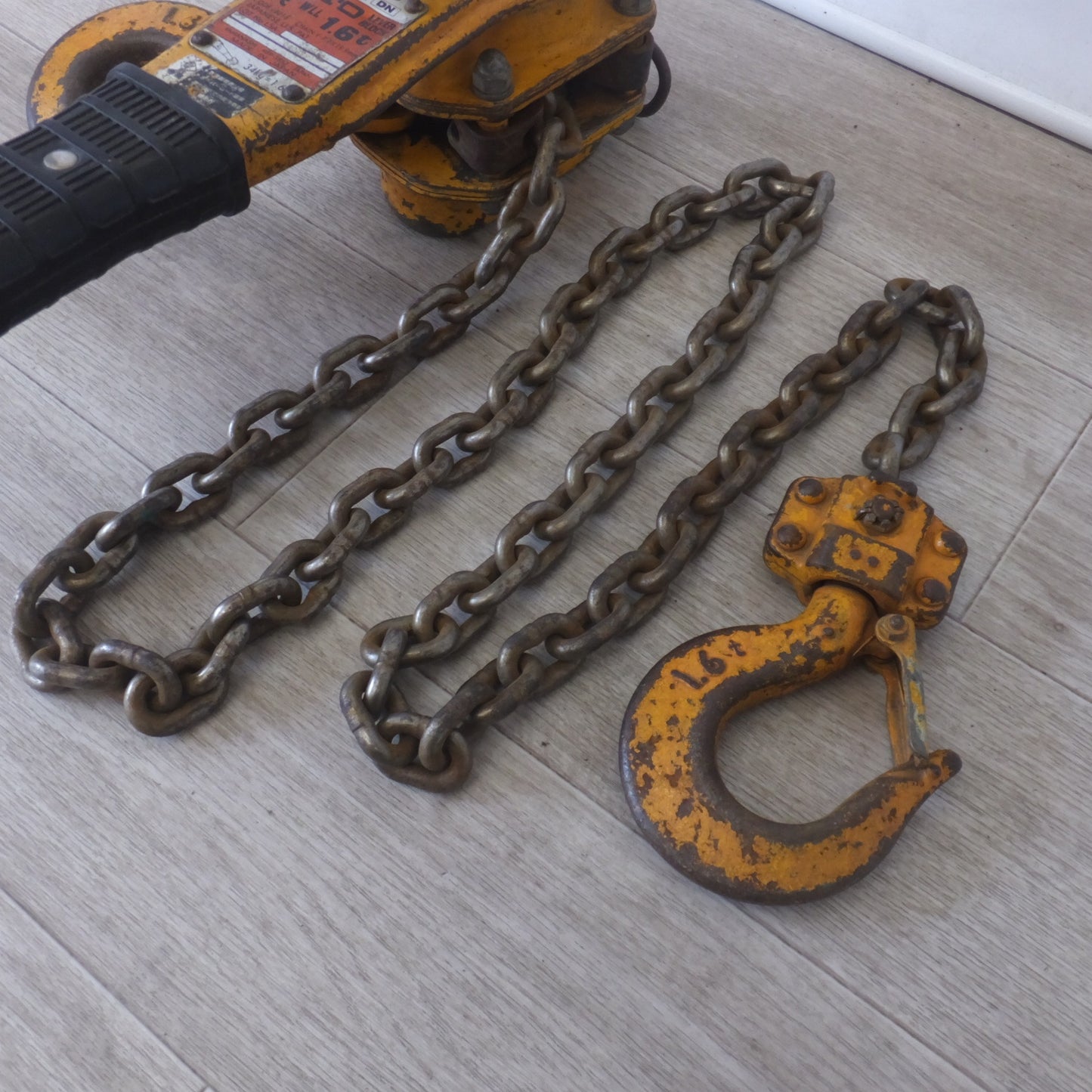 [送料無料] ★キトー KITO レバーブロック LB016 L5A 1.6t　CHAIN V-7.1×19.9mm★