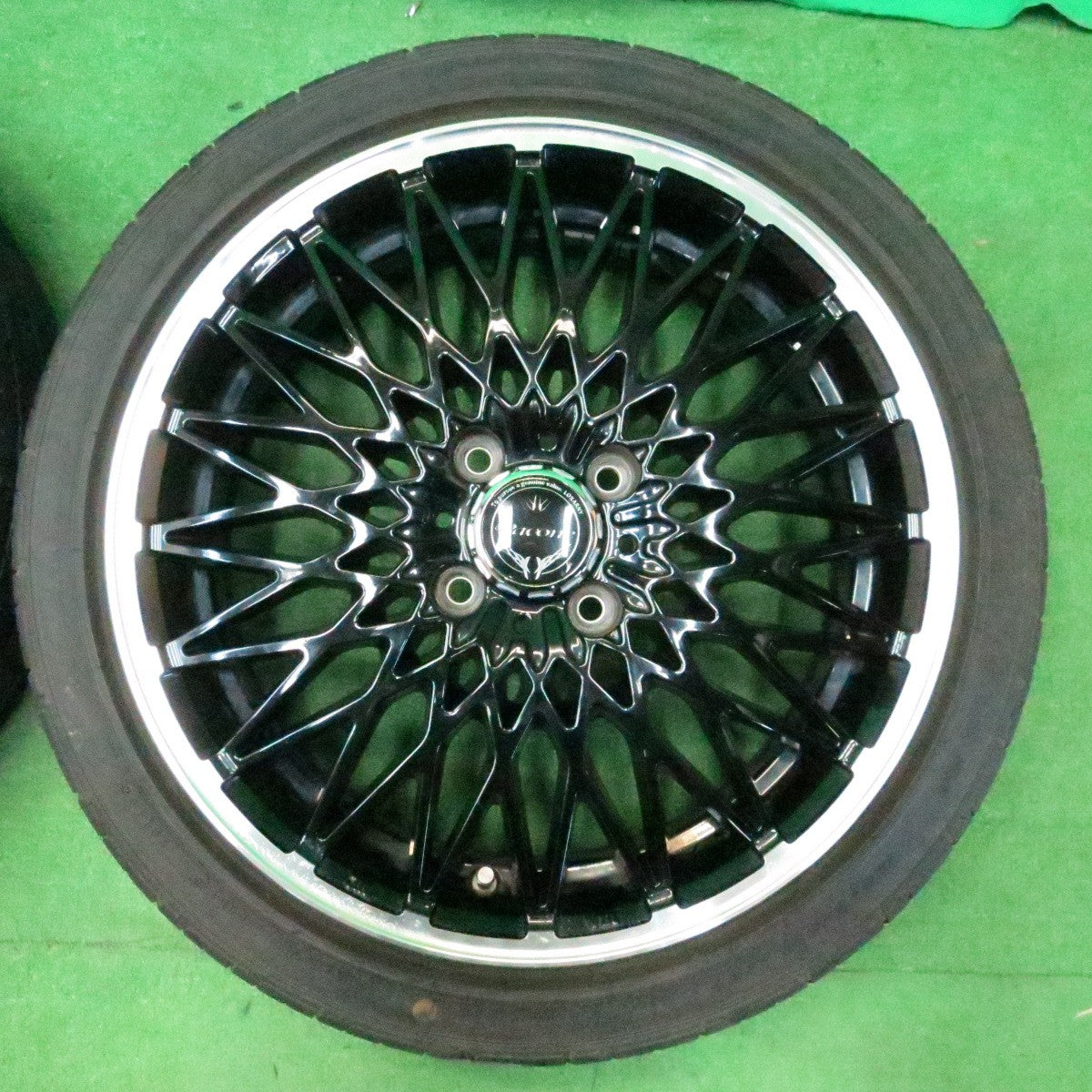 *送料無料* バリ溝！8.5分★LOXARNY Pavone 165/50R16 グッドイヤー イーグル LS2000 hybrid2 ロクサーニ パヴォーネ 16インチ PCD100/4H★4050301ナノ