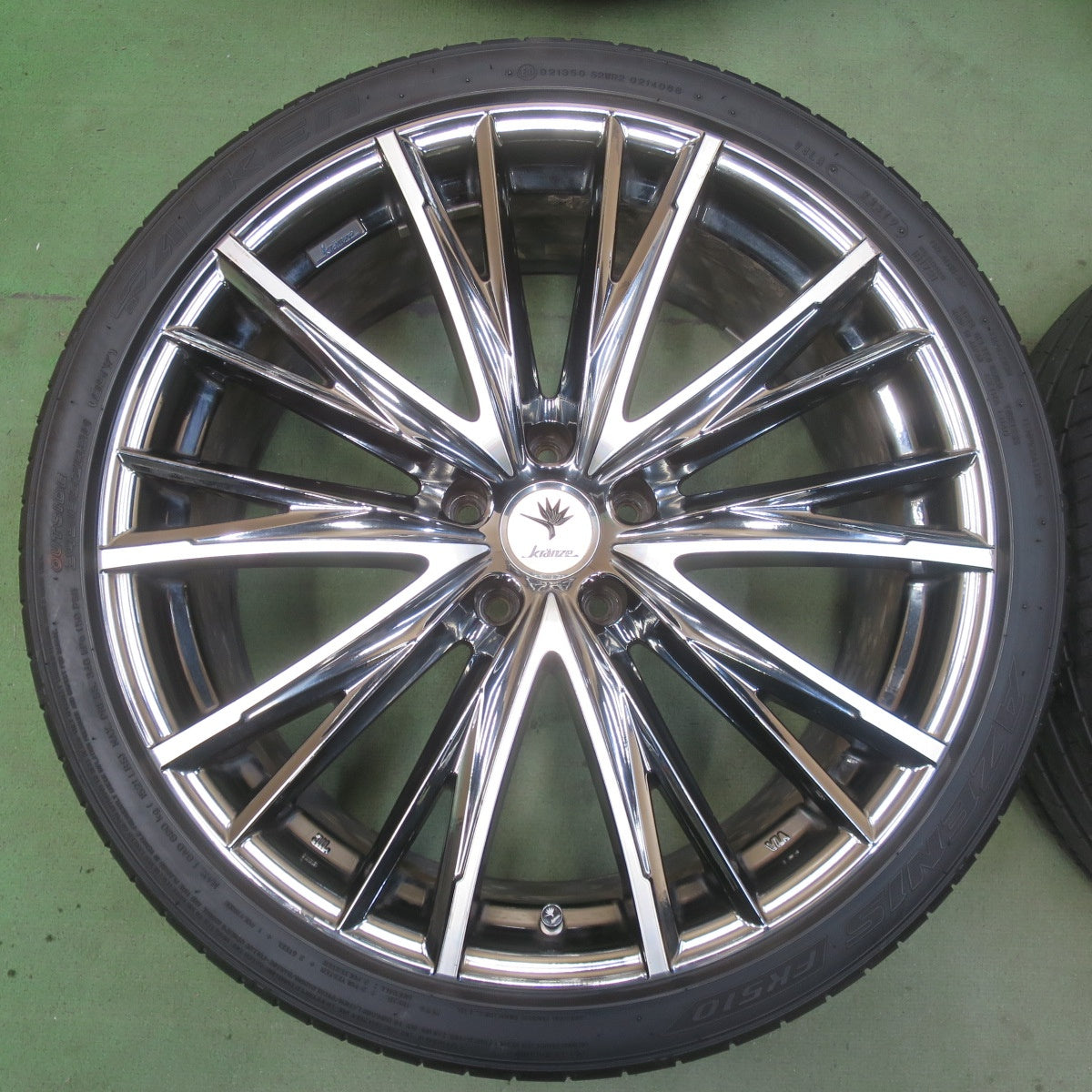 4本価格◎Kranze Elaborar 331EVO 245/35R20 ファルケン AZENIS FK510 クレンツェ エルアボラ 331エボ 20インチ PCD114.3/5H◎6082901イノ