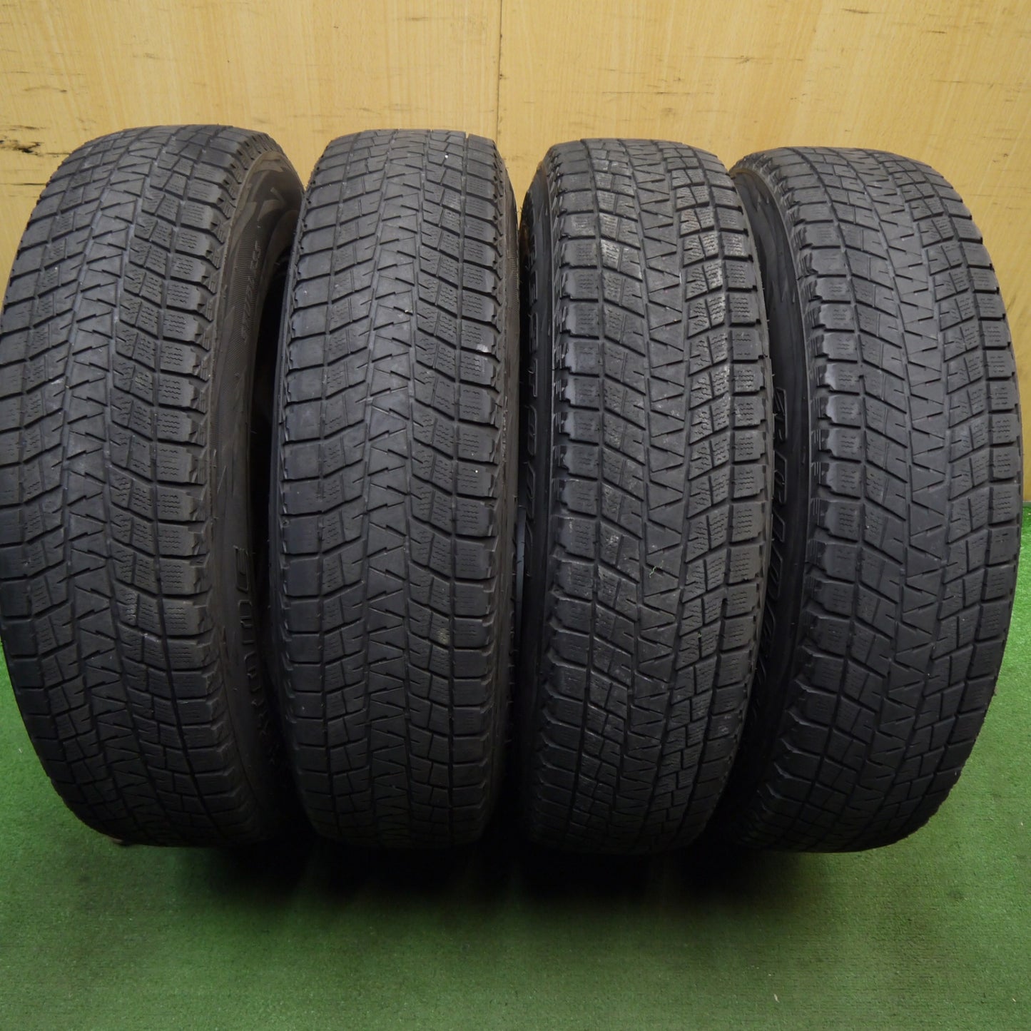 キレイ★ジムニー 等 175/80R16 スタッドレス ブリヂストン ブリザック DM-V1 社外 アルミ 16インチ PCD139.7/5H★5061005Hス