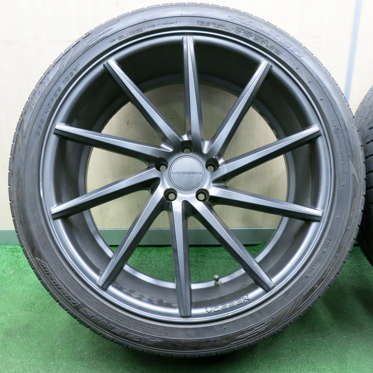 *送料無料* キレイ！21年★VOSSEN CVT-R CVT-L 265/40R22 ファルケン アゼニス FK510 SUV ヴォッセン 22インチ PCD114.3/5H★4061402NJノ