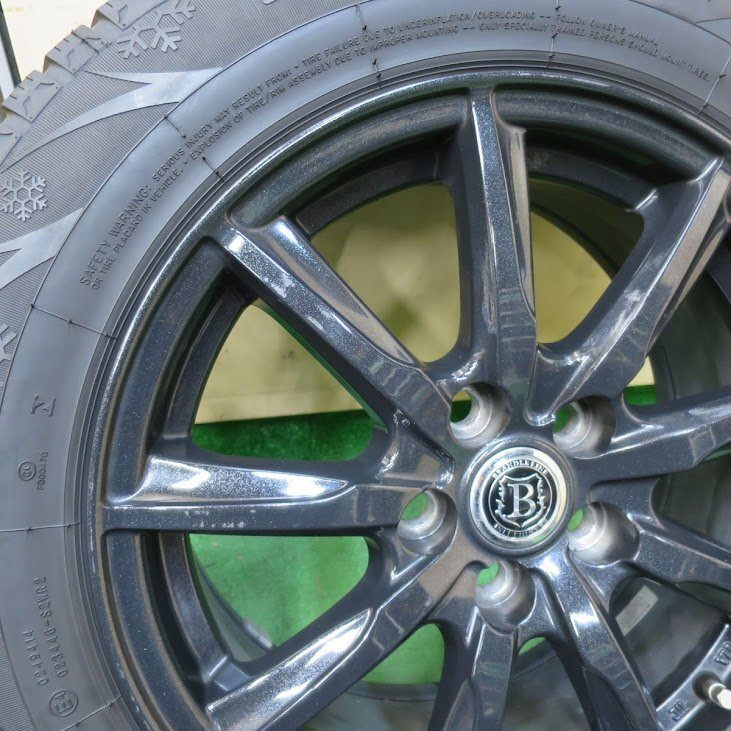 キレイ！21年★プリウス 等 195/65R15 スタッドレス インターステート DURATION30 BRANDLE-LINE ブランドルライン 15インチ PCD100/5H★5032706イス