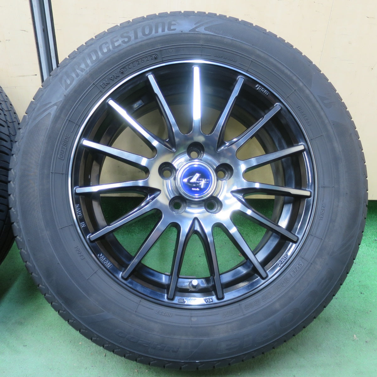 4本価格！22年★プリウス 等 LEONIS NAVIA 05 AMF 195/65R15 ブリヂストン エコピア NH200 グッドイヤー EfficientGrip ECO EG02 レオニス ナヴィア 15インチ PCD100/5H★6060606イノ