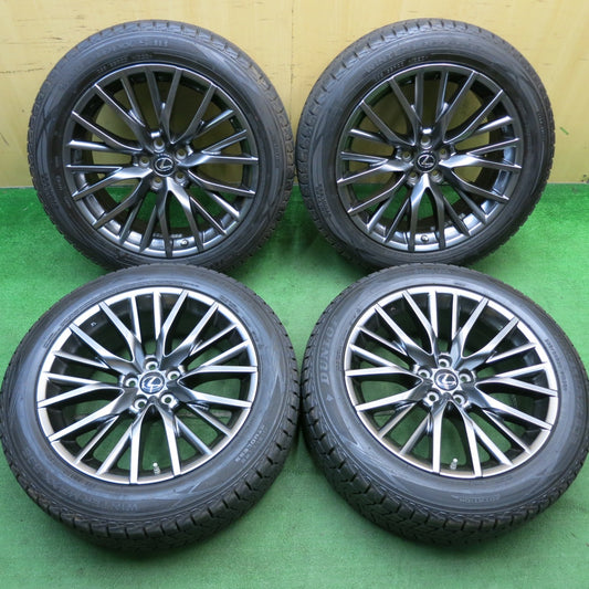 センサー付！バリ溝！キレイ！9.5分★レクサス RX Fスポーツ 純正 235/55R20 スタッドレス ダンロップ ウインターマックス SJ8 20インチ PCD114.3/5H★5060601AKス