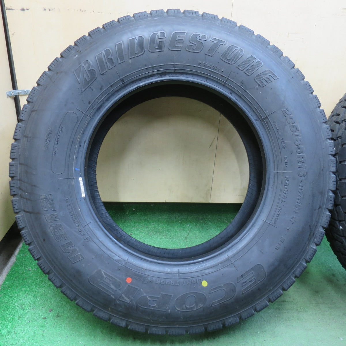 ほぼ未使用！25年！6本★トラック バス タイヤ 205/85R16 117/115N ブリヂストン エコピア M812 ミックス オールシーズン 16インチ★6013106イスタ