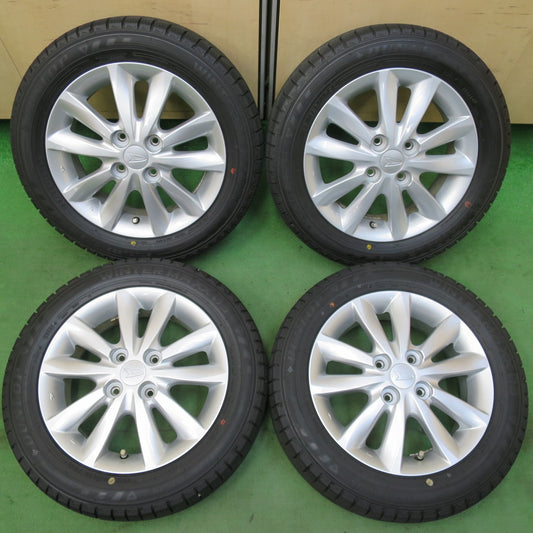 バリ溝！22年！キレイ！9.5分以上★ダイハツ タント カスタム 純正 155/65R14 スタッドレス ダンロップ ウインターマックス03 14インチ PCD100/4H★5051202イス