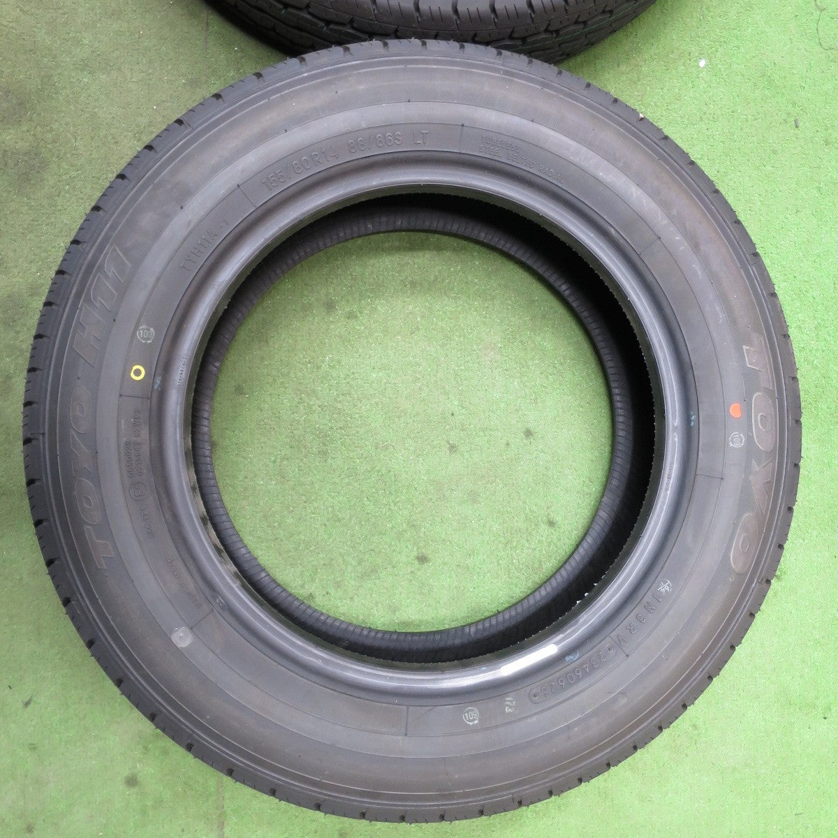 新車外し！26年★155/80R14 88/86S トーヨー H11 タイヤ 14インチ プロボックス サクシード 等★6042904NGノタ