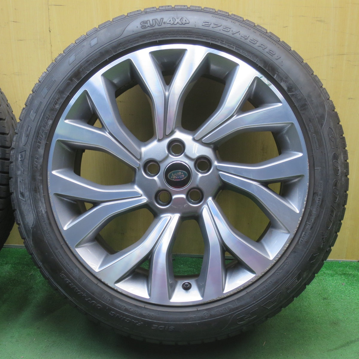 バリ溝！21年！キレイ！9.5分★ランドローバー レンジローバー ヴォーグ 純正 275/45R21 グッドイヤー イーグル F1 SUV 21インチ PCD120/5H★5092601NJノ