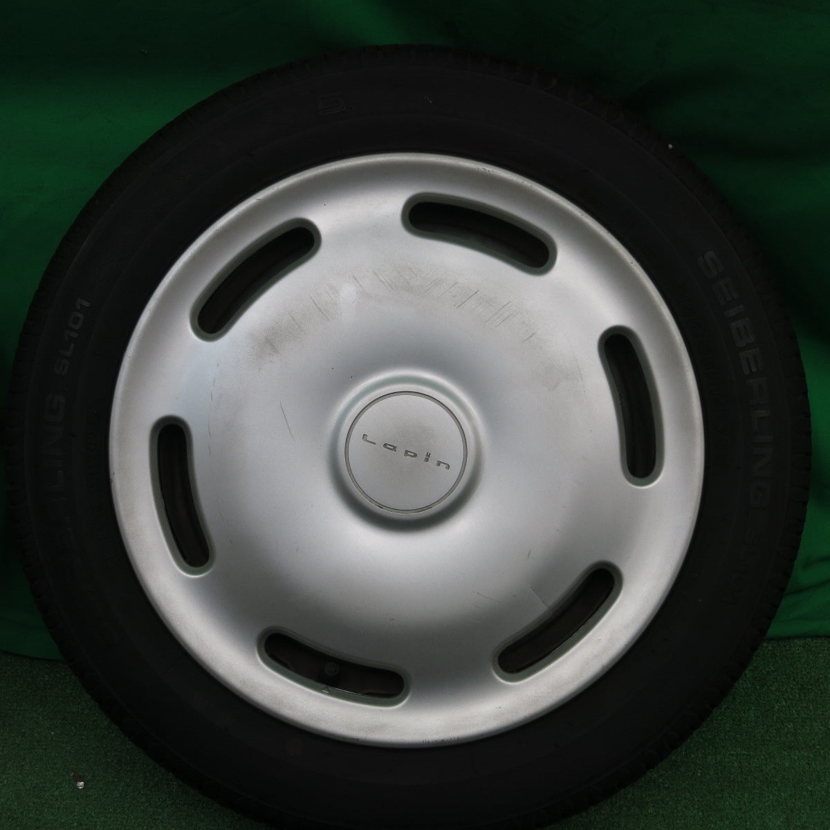 *送料無料* 4本価格！21年★スズキ ラパン 純正 スチール 155/65R14 セイバーリング SL101 14インチ PCD100/4H★4050105ナノ