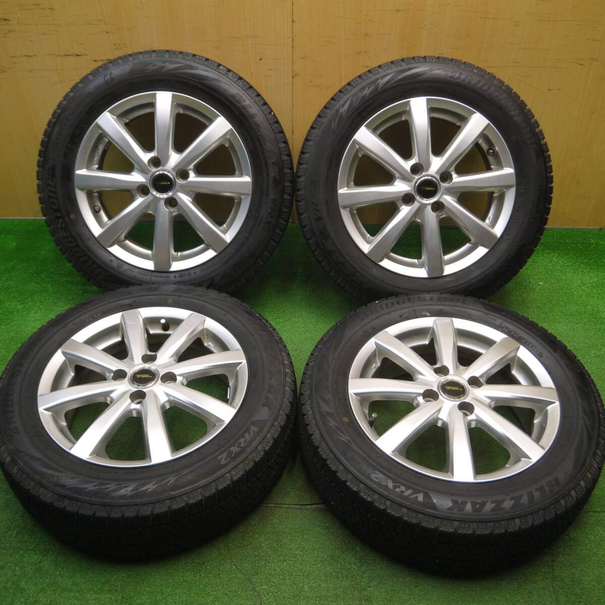 キレイ！20年★スタッドレス 175/65R15 ブリヂストン ブリザック VRX2 TOPRUN トップラン 15インチ PCD100/4H★4121309Hス
