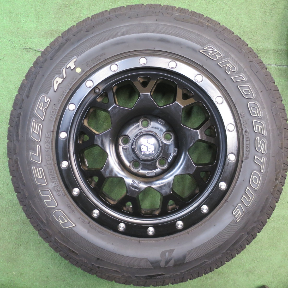 4本価格！23年★XTREME-J XJ04 225/70R16 ブリヂストン デューラー A/T 001 エクストリームJ 16インチ PCD114.3/5H★6051809NJノ