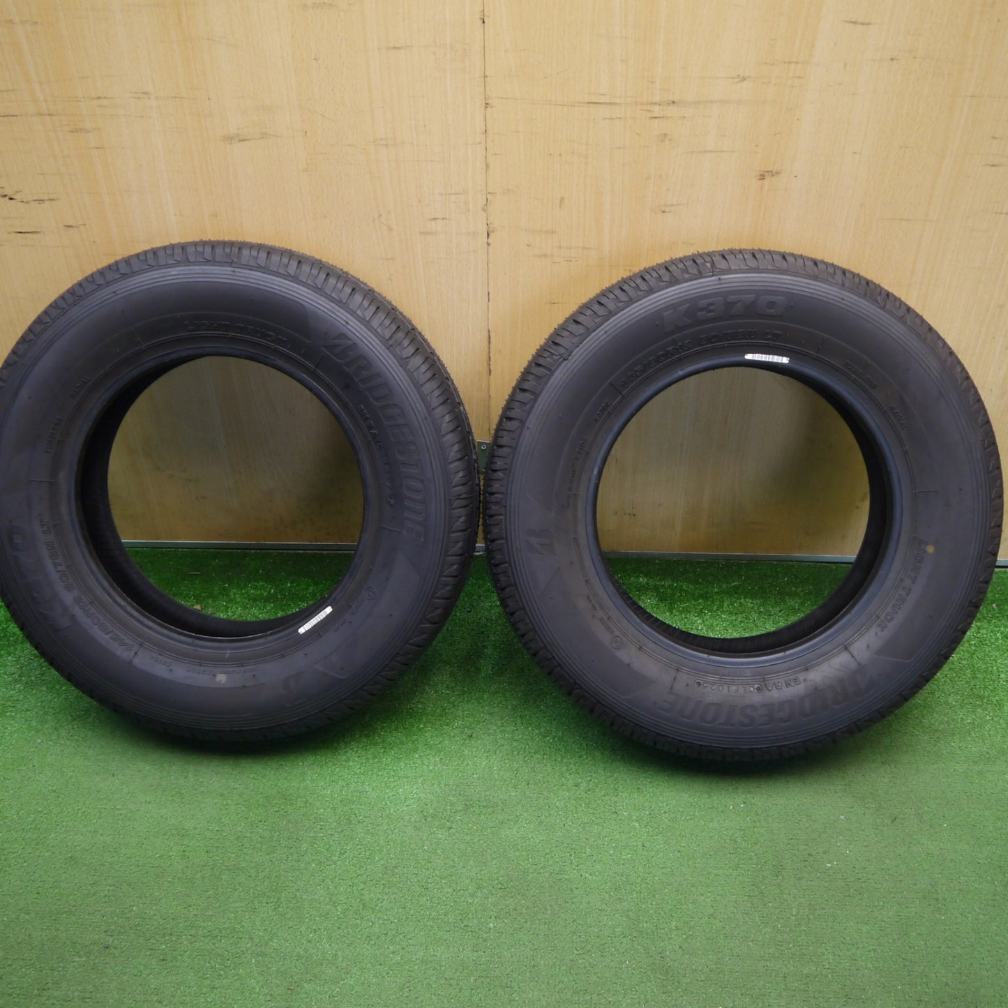 未使用！25年！2本★145/80R12 80/78N ブリヂストン K370 タイヤ 12インチ 軽 トラック 軽 バン 等★6050817Hノタ