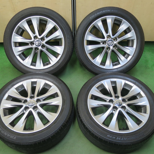 キレイ★トヨタ 20系 アルファード ヴェルファイア 純正 235/50R18 トーヨー トランパス R30 18インチ PCD114.3/5H★5072402TTノ