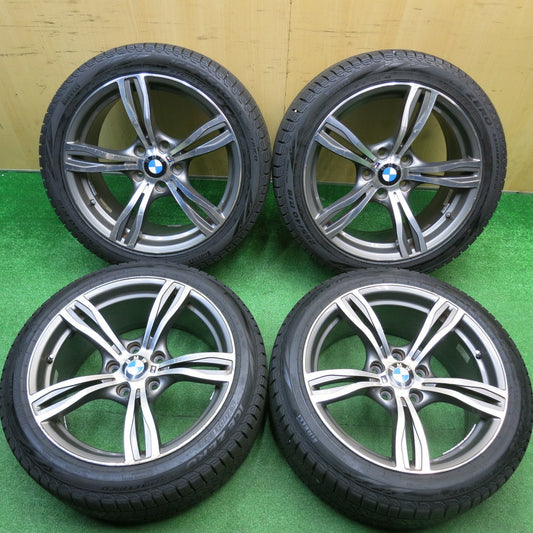 バリ溝！22年！9分★BMW Mスポーツ タイプ 225/45R18 255/40R18 スタッドレス ピレリ アイスゼロ アシンメトリコ 社外 アルミ 18インチ PCD120/5H★5111312HAス