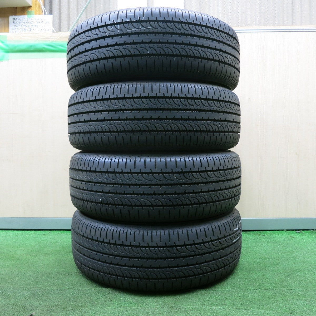 *送料無料* 新車外し！23年★三菱 デリカ D:5 ジャスパー 純正 225/55R18 ヨコハマ ジオランダー SUV G055E D5 PCD114.3/5H★4042605NJノ