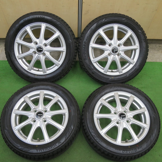 バリ溝！23年！キレイ！9.5分★スタッドレス 155/65R14 ヨコハマ アイスガード iG60 QRASIZ VS9 KOSEI クレイシズ 14インチ PCD100/4H★6022704TTス