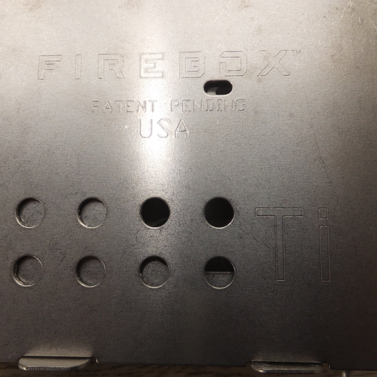 [送料無料] 美品★ファイヤーボックス FIREBOX ナノストーブ チタン Ti 形式 不明★