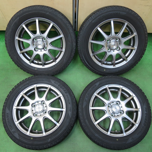 [送料無料] バリ溝！キレイ！8.5分★LOXARNY SPORT BADX 165/65R14 スタッドレス ヨコハマ アイスガード iG50 プラス ロクサーニ 軽自動車 PCD100/4H★5010406イス