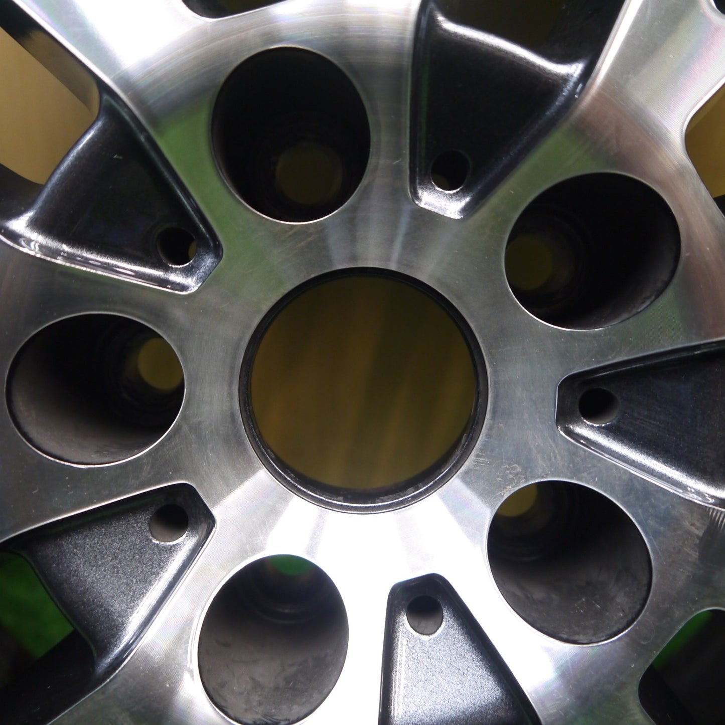 バリ溝！24年！キレイ！9.5分★BMW 等 Eurodesign CALWER 阿部商会 225/40R18 スタッドレス ブリヂストン ブリザック VRX3 ユーロデザイン カルヴァー 18インチ PCD112/5H★5120903Hス