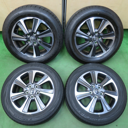 [送料無料] バリ溝！24年！キレイ！9.5分★トヨタ 80系 ノア ヴォクシー 純正 205/60R16 ヨコハマ ブルーアース RV-02 ブリヂストン LUFT RV2 16インチ PCD114.3/5H★5020902IMノ