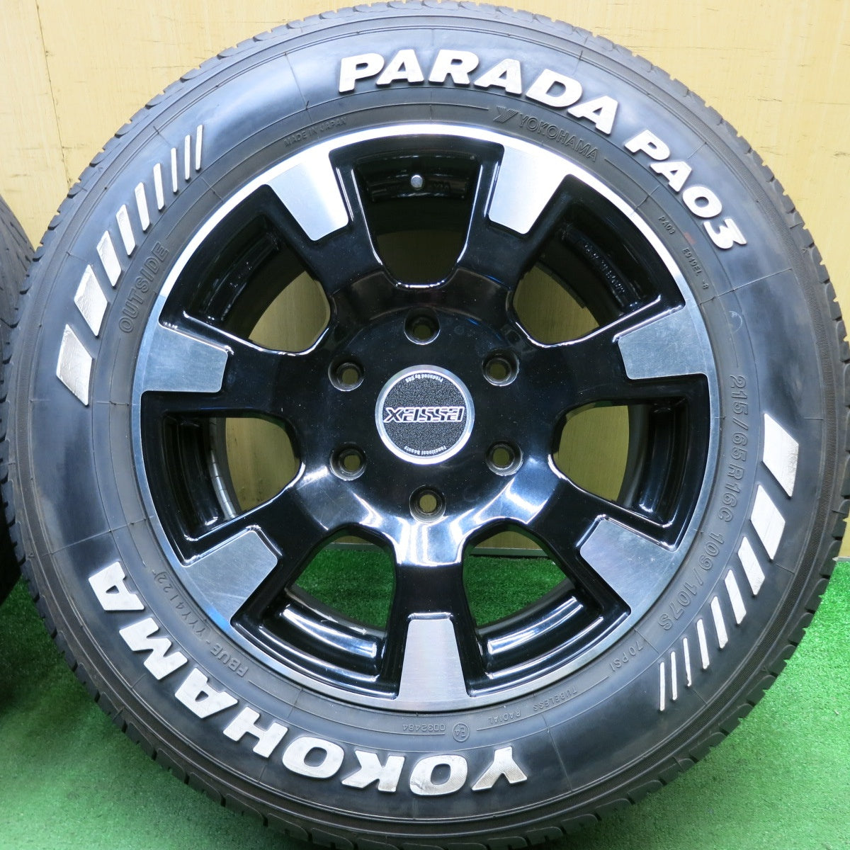 4本価格！22年★essex ES-16 CRS 215/65R16C 109/107S ヨコハマ PARADA PA03 エセックス 16インチ PCD139.7/6H★5071305HAノ