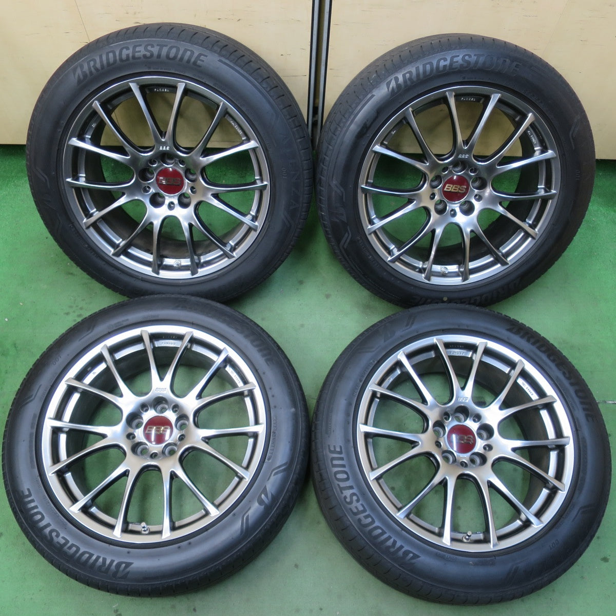 キレイ★BBS RE046 235/55R19 ブリヂストン アレンザ 001 ALENZA 19インチ PCD114.3/5H★6030309イノ