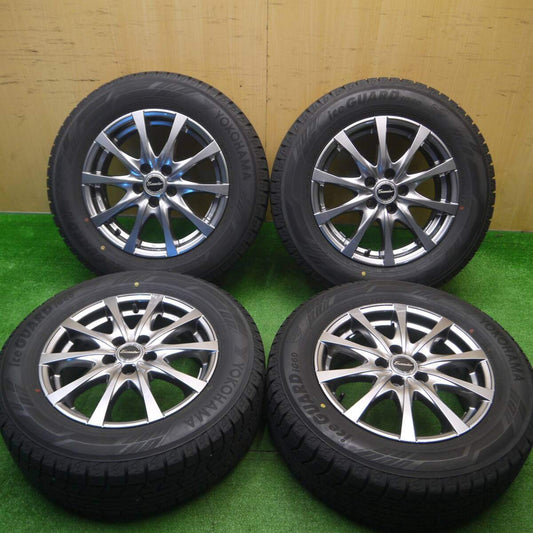 バリ溝！22年 9.5分★プリウス等 195/65R15 スタッドレス ヨコハマ アイスガード iG60 エクシーダー PCD100/5H★4102507Hス