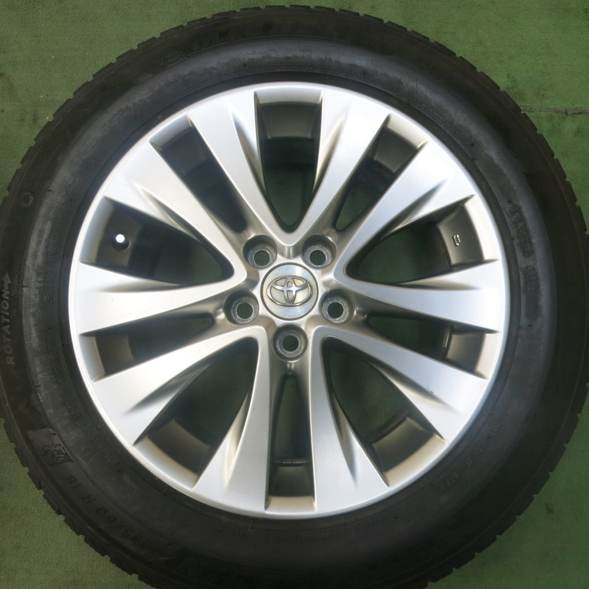 4本価格！22年★トヨタ 20系 アルファード ヴェルファイア 純正 235/60R18 スタッドレス ミシュラン X-ICE SNOW SUV 18インチ PCD114.3/5H★5112505SKス