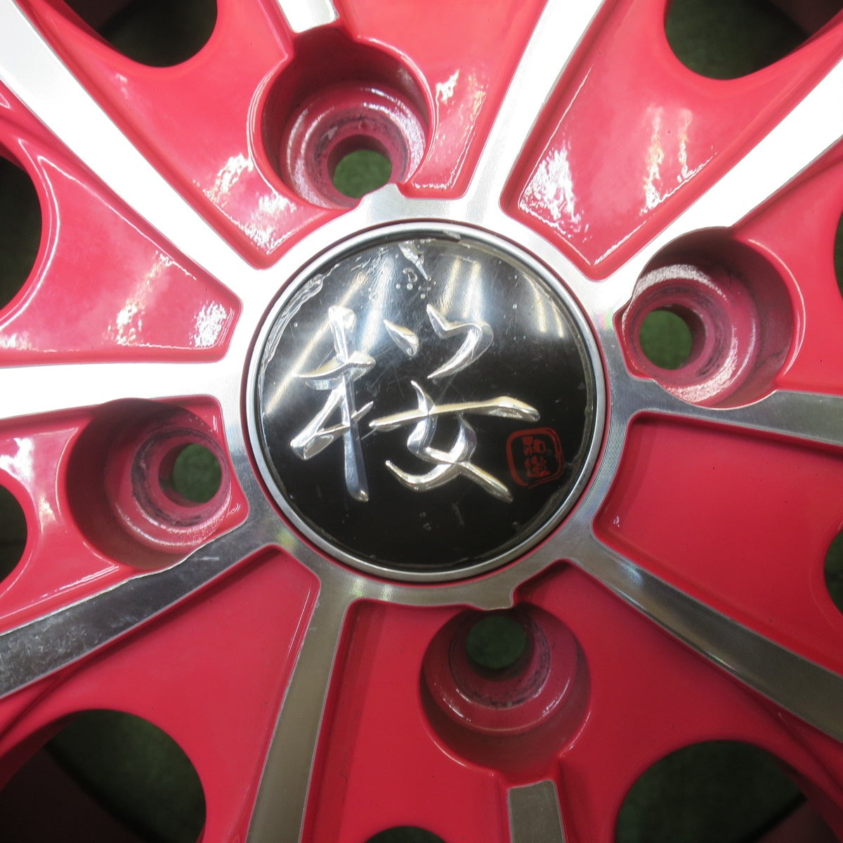 バリ溝！24年！キレイ！9分★和道 桜 五分咲き 165/55R15 ZERIOUS ゼリオズ ヨコハマ製 15インチ 軽サイズ PCD100/4H★6050807NJノ