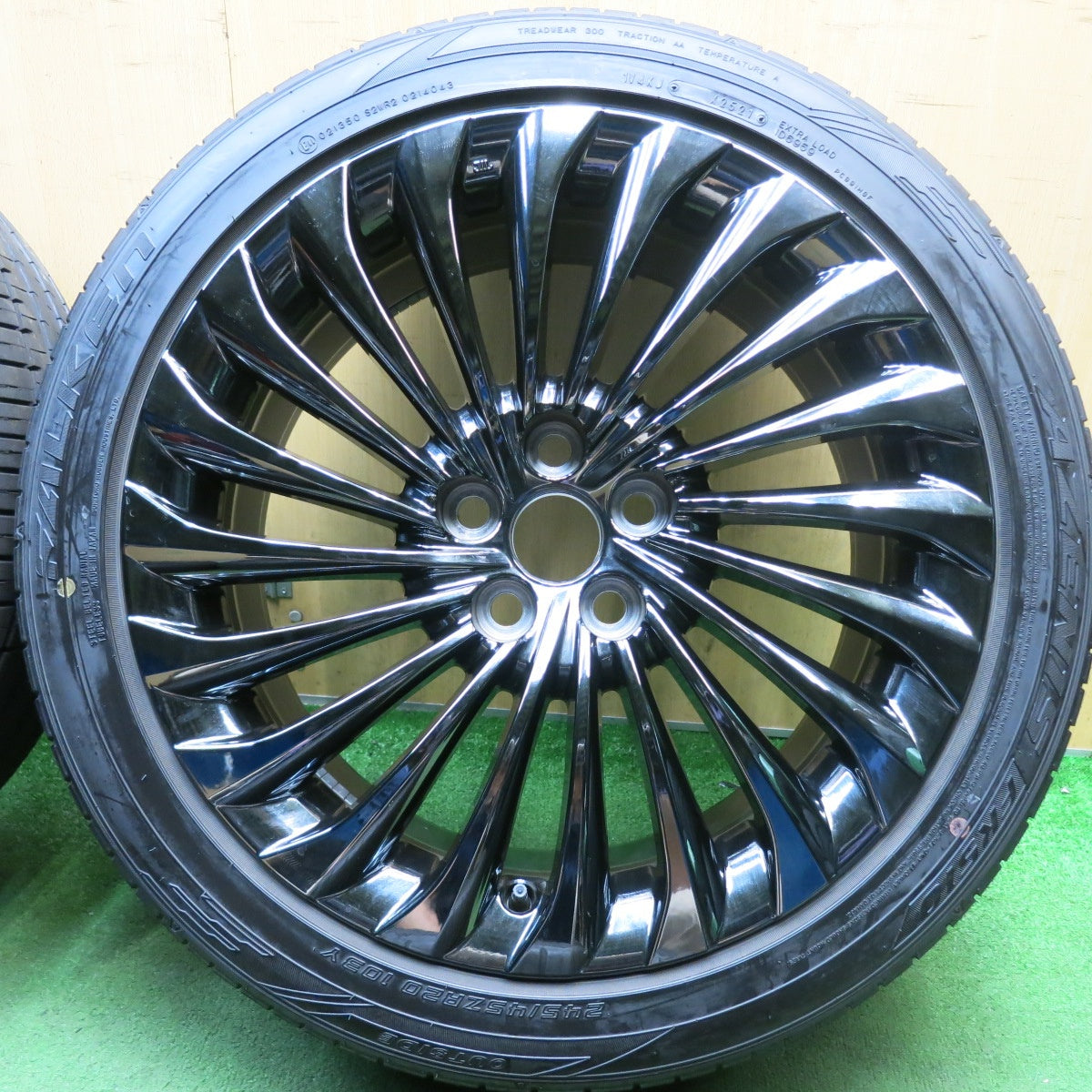 バリ溝！8.5分◎トヨタ MIRAI ミライ 純正 OP 245/45R20 ファルケン AZENIS FK510 20インチ PCD120/5H◎6082501HAノ