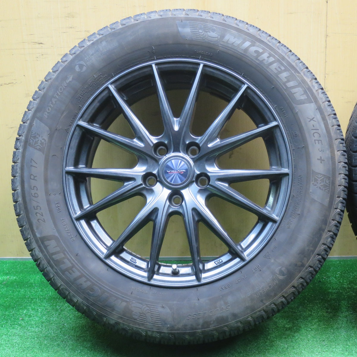 4本価格★スタッドレス 225/65R17 ミシュラン X-ICE3+ VELVA SPORTZ ヴェルヴァ 17インチ PCD114.3/5H★5111002NJス