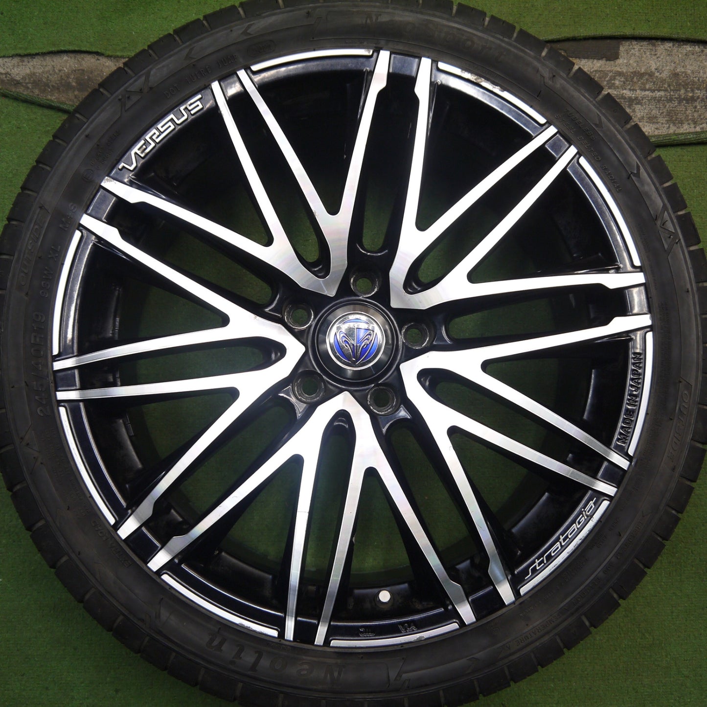 4本価格！21年★RAYS VERSUS VALORE 245/40R19 ネオリン ネオスポーツ レイズ ベルサス ヴァローレ 19インチ PCD114.3/5H★5100603Hノ