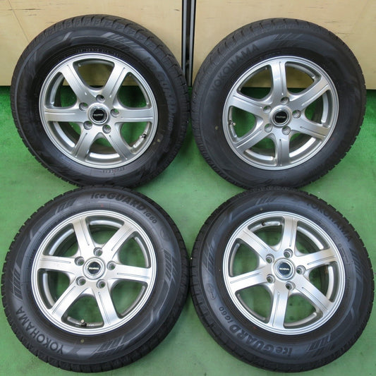 バリ溝！キレイ！9分★スタッドレス 195/65R15 ヨコハマ アイスガード iG60 BALMINUM バルミナ 15インチ PCD114.3/5H★5022606イス