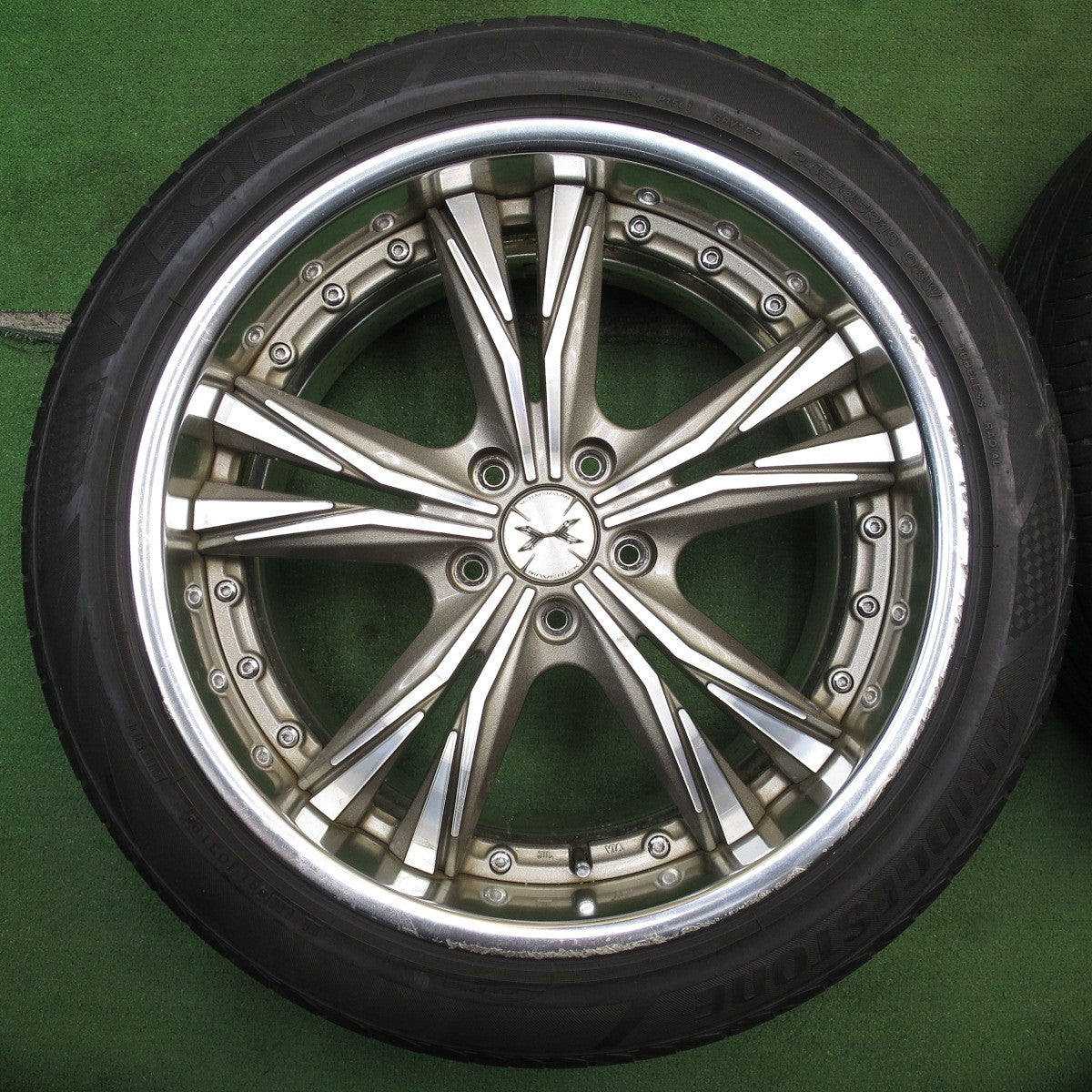 4本価格！21年★245/45R19 ブリヂストン レグノ GRV2 MAVERICK MV-605S マーベリック 19インチ PCD114.3/5H★5060901NJノ