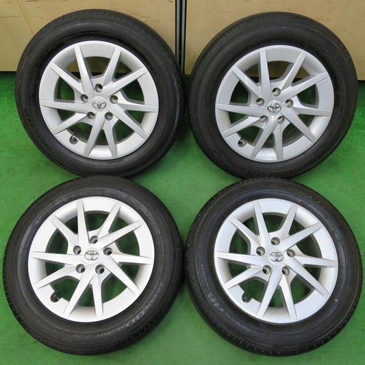 *送料無料* バリ溝！ほぼ10分★トヨタ プリウスα 純正 205/60R16 ヨコハマ アドバン dB デシベル 16インチ PCD114.3/5H★4061201イノ