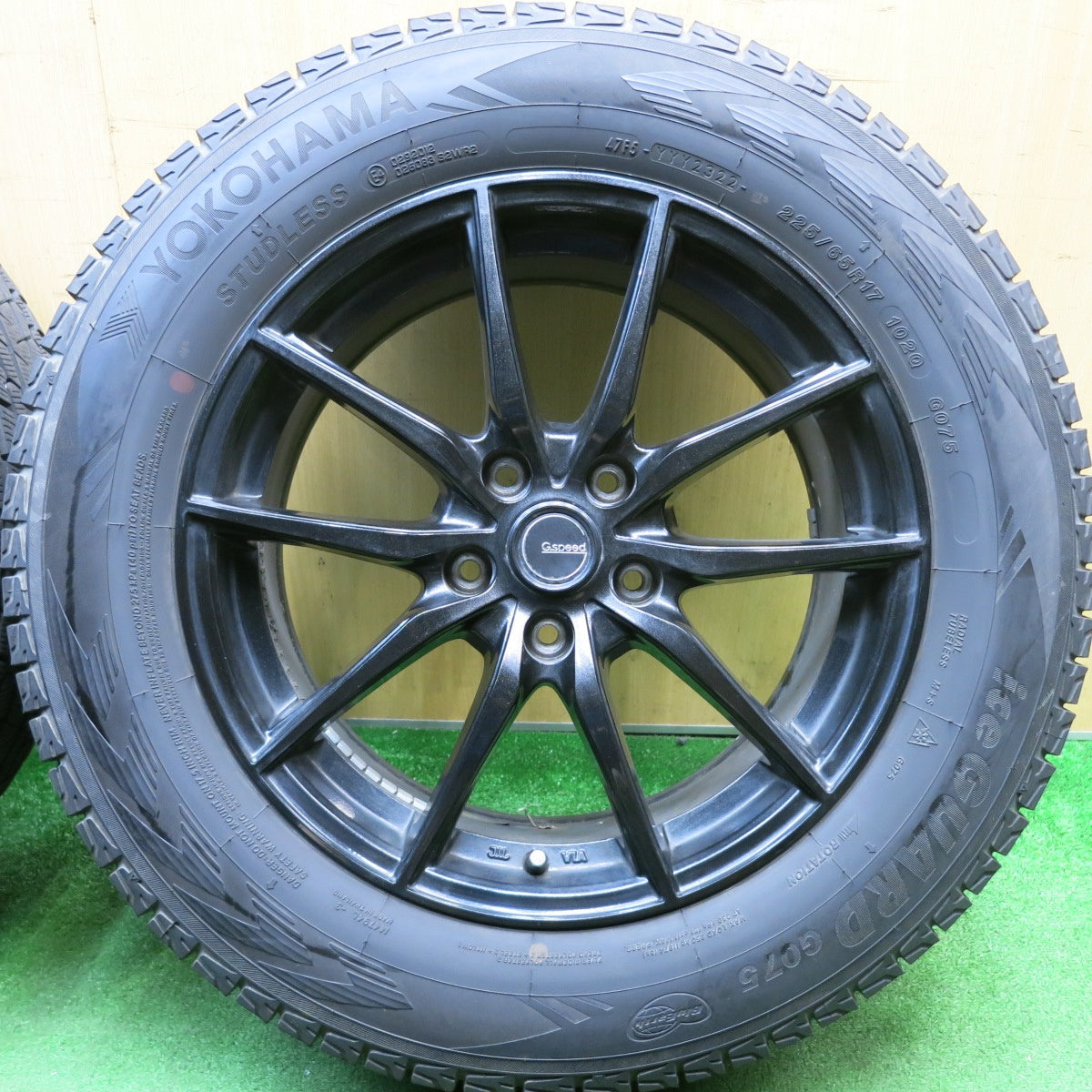 バリ溝！22年！9.5分☆スタッドレス 225/65R17 ヨコハマ アイスガード 