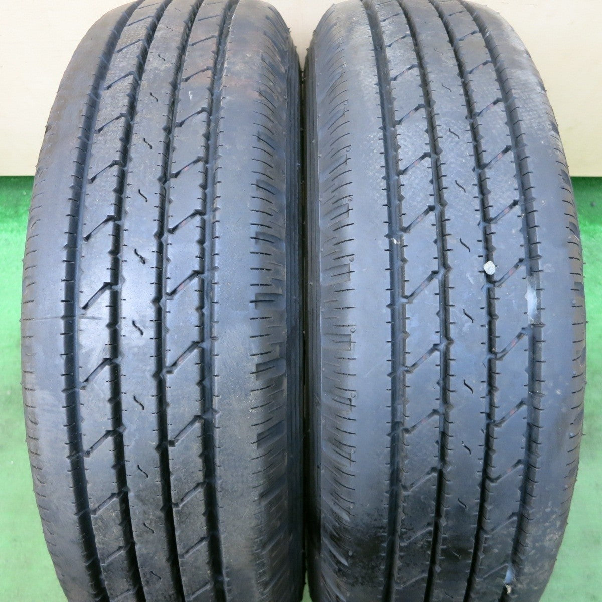 バリ溝 9.5分 2本★トラック タイヤ 195/75R15 トーヨー ナノエナジー M132A TOPY スチール 115-8C PCD208/5H★5030704ナノ