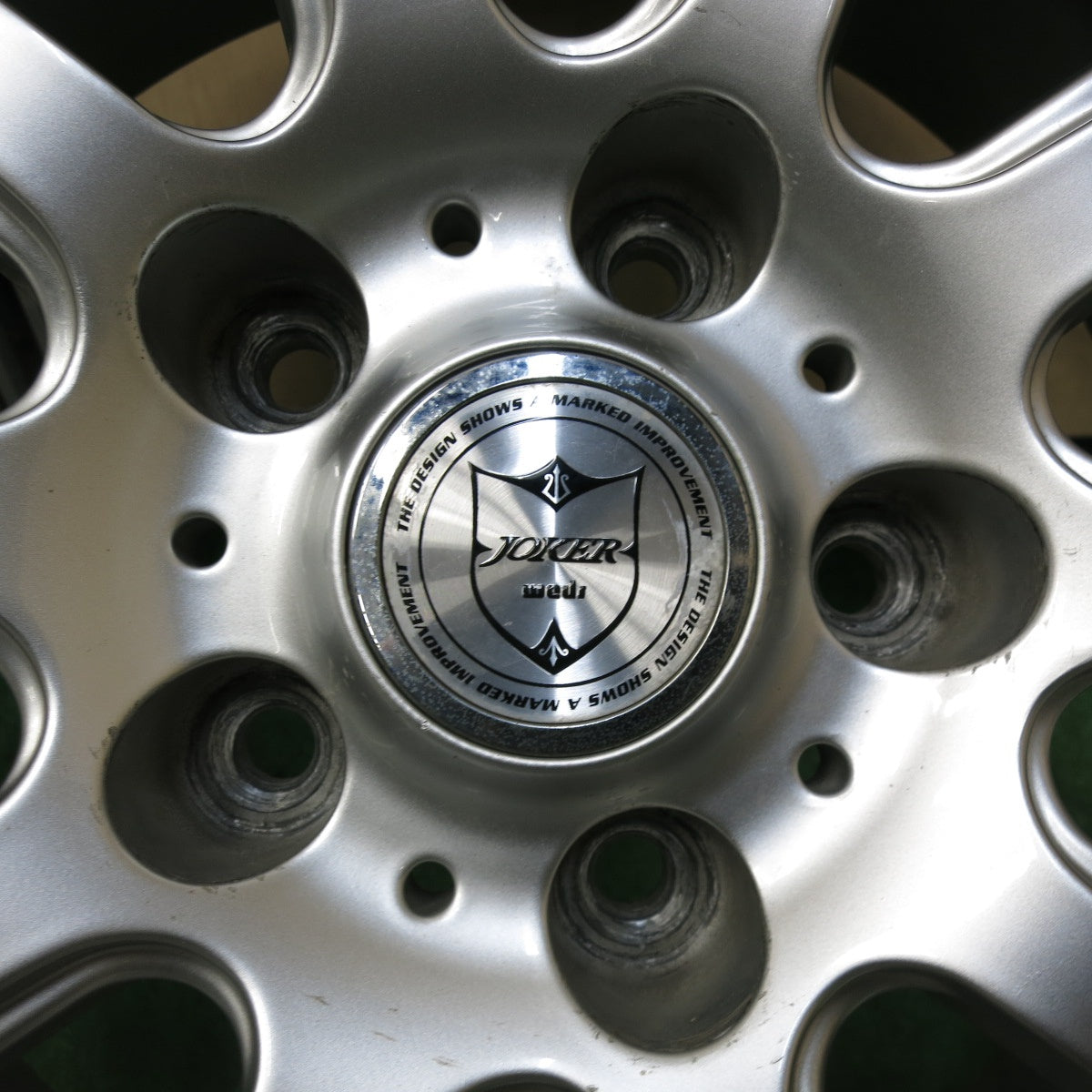 [送料無料] キレイ★JOKER weds ジョーカー ウェッズ 17インチ ホイール 17×7J PCD114.3/5H★5031204SYホ