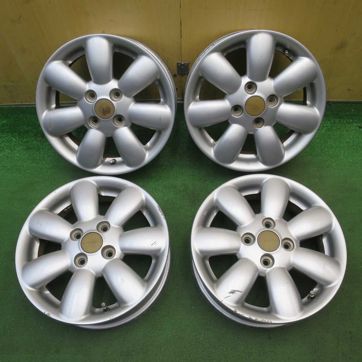 4本価格★スズキ HE22S アルト ラパン 純正 ホイール 14インチ 14×4.5J PCD100/4H★6071701NJホ