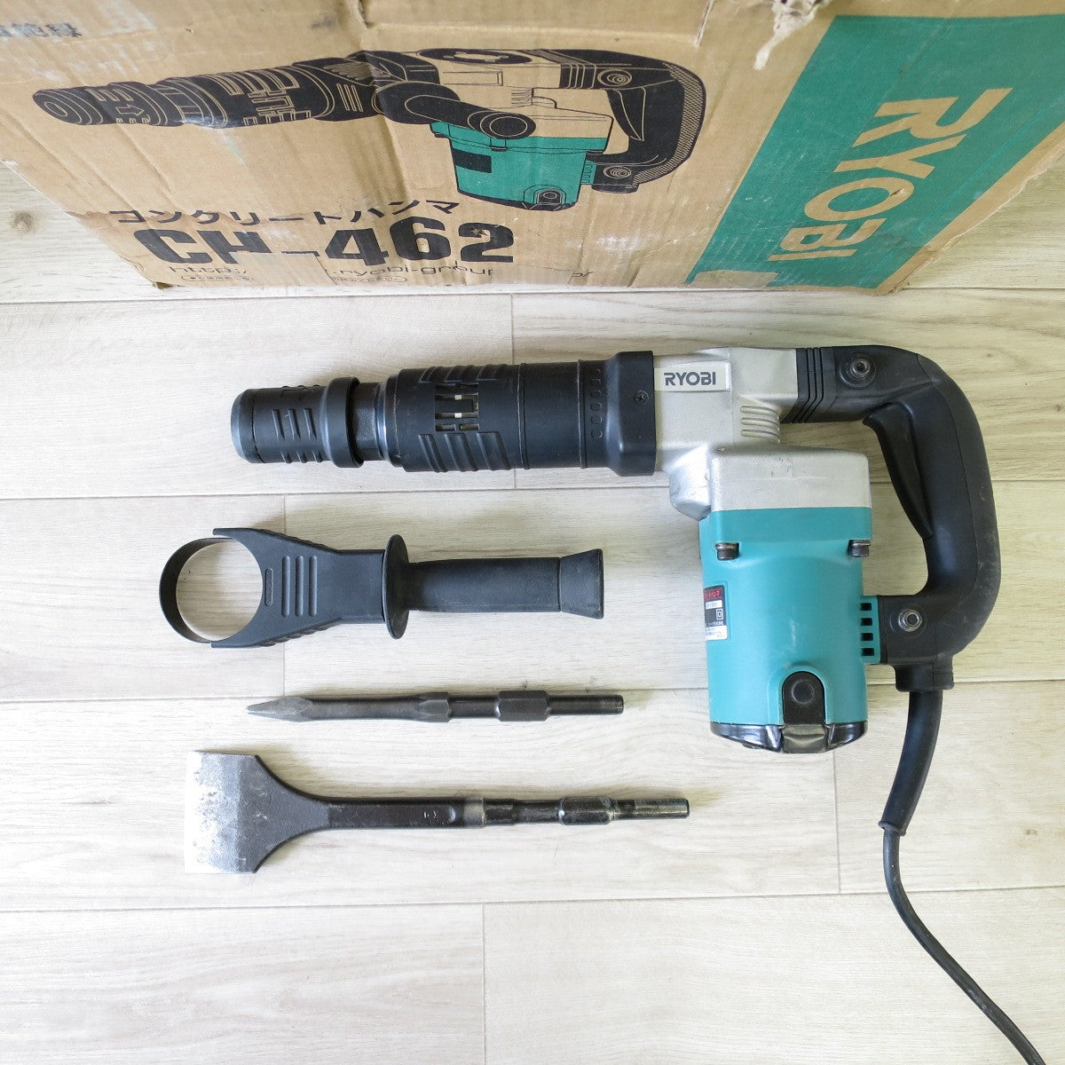 [送料無料] 付属品付き◇RYOBI リョービ コンクリート ハンマー CH-462 電動 工具 100V コード式◇