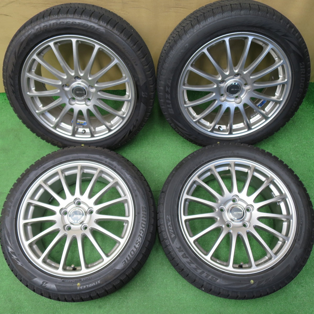 バリ溝！23年！キレイ！9.5分★スタッドレス 215/50R17 ブリヂストン ブリザック VRX2 ECO FORME エコフォルム 17インチ PCD114.3/5H★6040304NKス