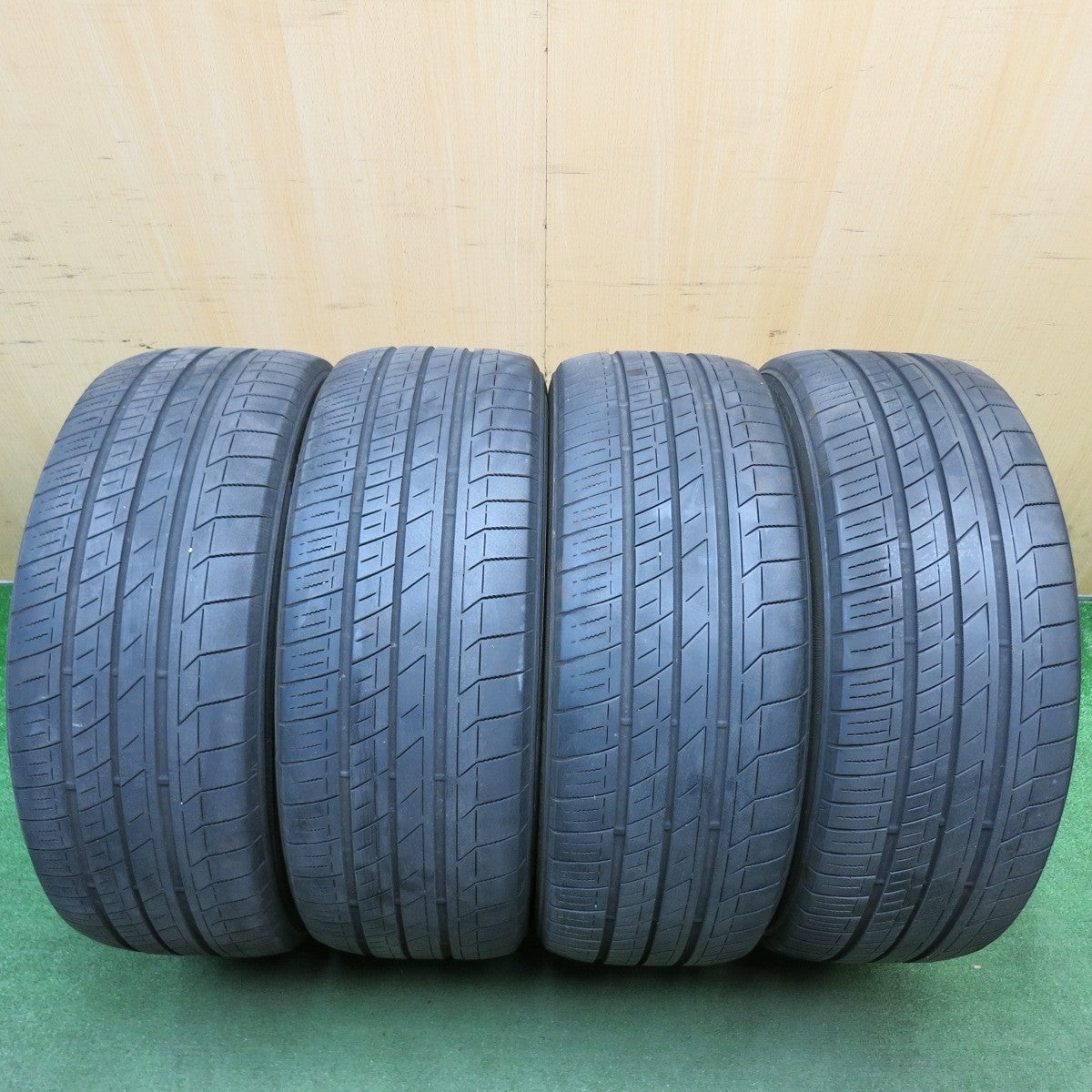 バリ溝！8.5分★トヨタ 20系 アルファード ヴェルファイア 純正 235/50R18 トーヨー トランパス LuⅡ 18インチ PCD114.3/5H★6043001HAノ