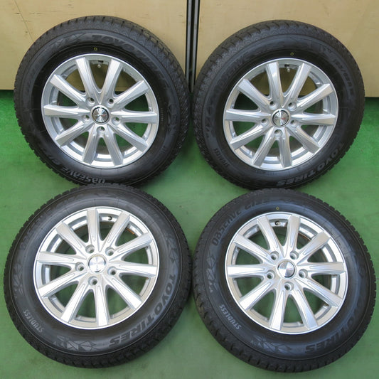 バリ溝！22年！キレイ！ほぼ10分★スタッドレス 195/65R15 トーヨー オブザーブ GIZ2 JOKER ジョーカー 15インチ PCD114.3/5H★5080602イス