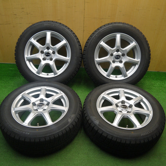 バリ溝！21年！キレイ！9分★スタッドレス 205/60R16 ブリヂストン アイスパートナー2 PRD SP7 16インチ PCD114.3/5H★5120103Hス