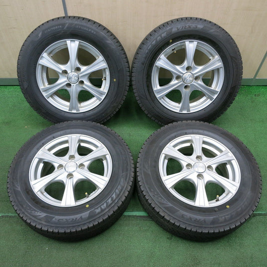 バリ溝！21年！9.5分以上★スタッドレス 175/70R14 ブリヂストン ブリザック VRX3 Fang ファング PCD100/4H★4031901NJス