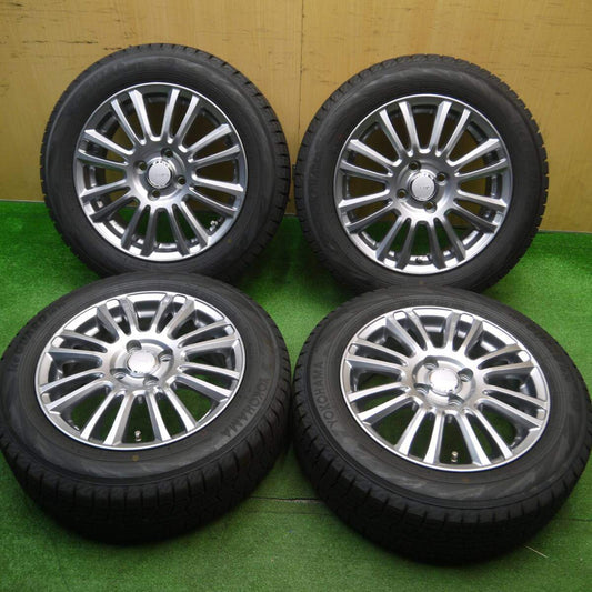 タイヤほぼ未使用！キレイ！23年★スタッドレス 185/60R15 ヨコハマ アイスガード iG70 LAYCEA レイシア 15インチ PCD100/4H★5011413Hス